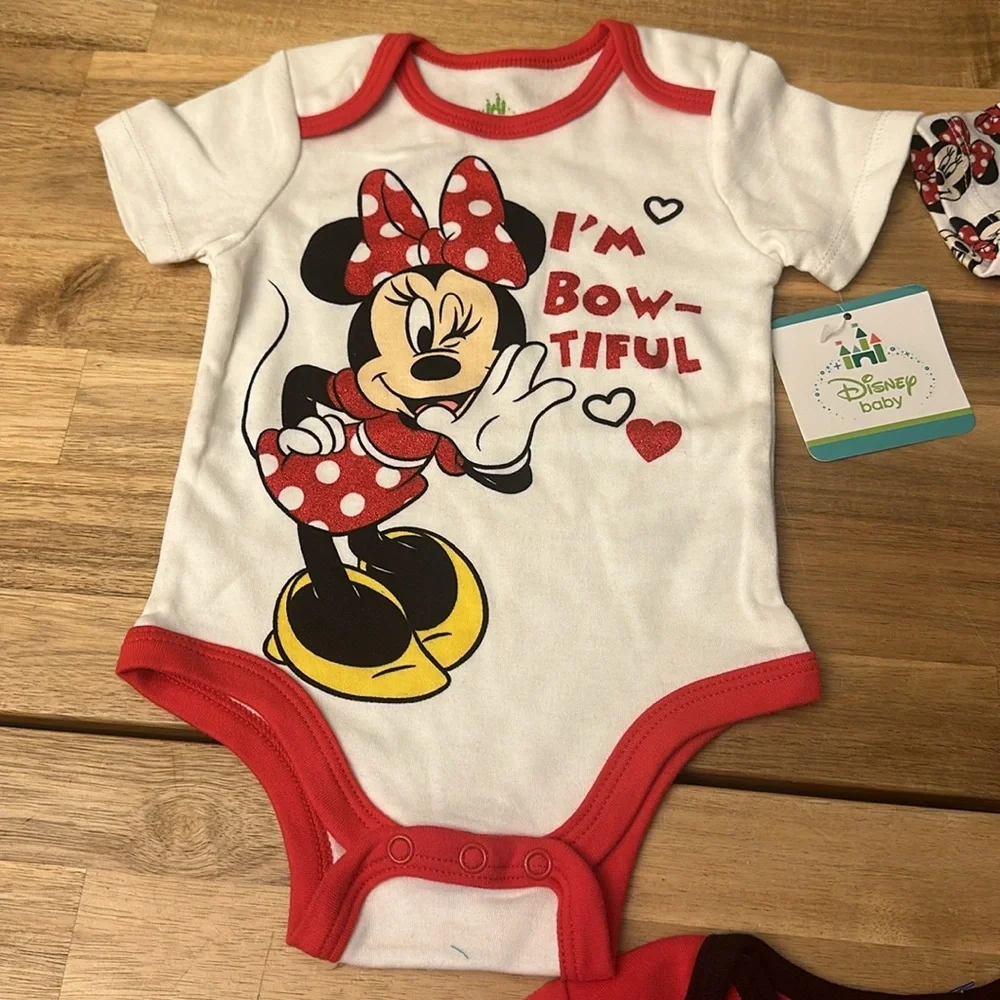 DISNEY Baby Mickey&Minnie onesie set 9 pcs